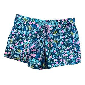 Lilly Pulitzer Ocean View Shorts - Glow Flow - XS